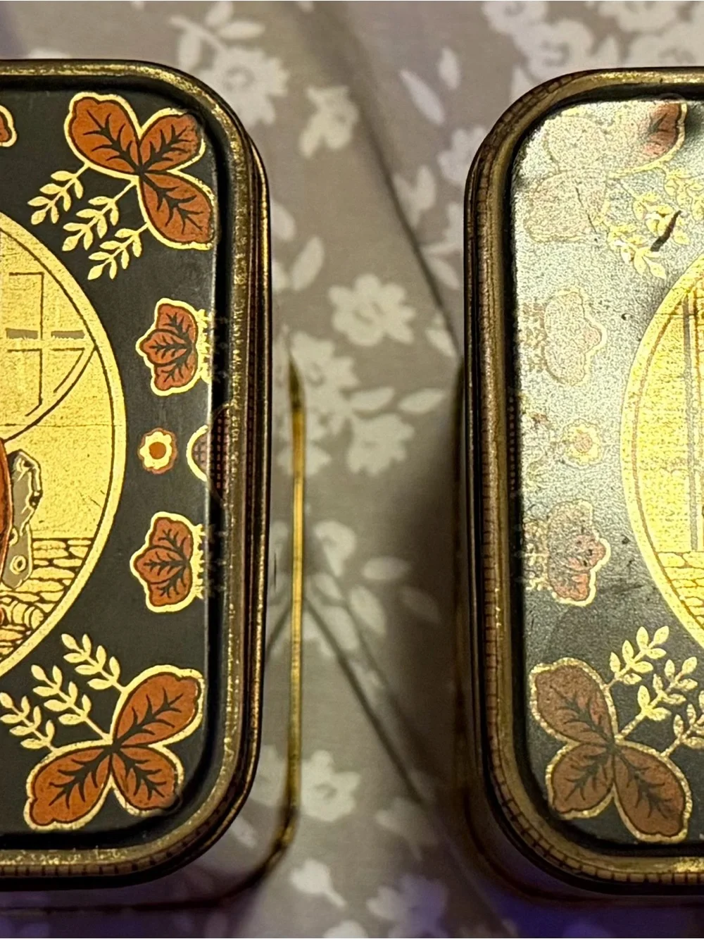 Vintage Japanese tins